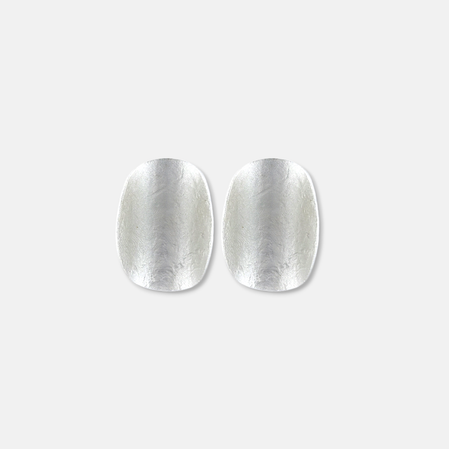 Aros Basic Óvalo en Plata Mate