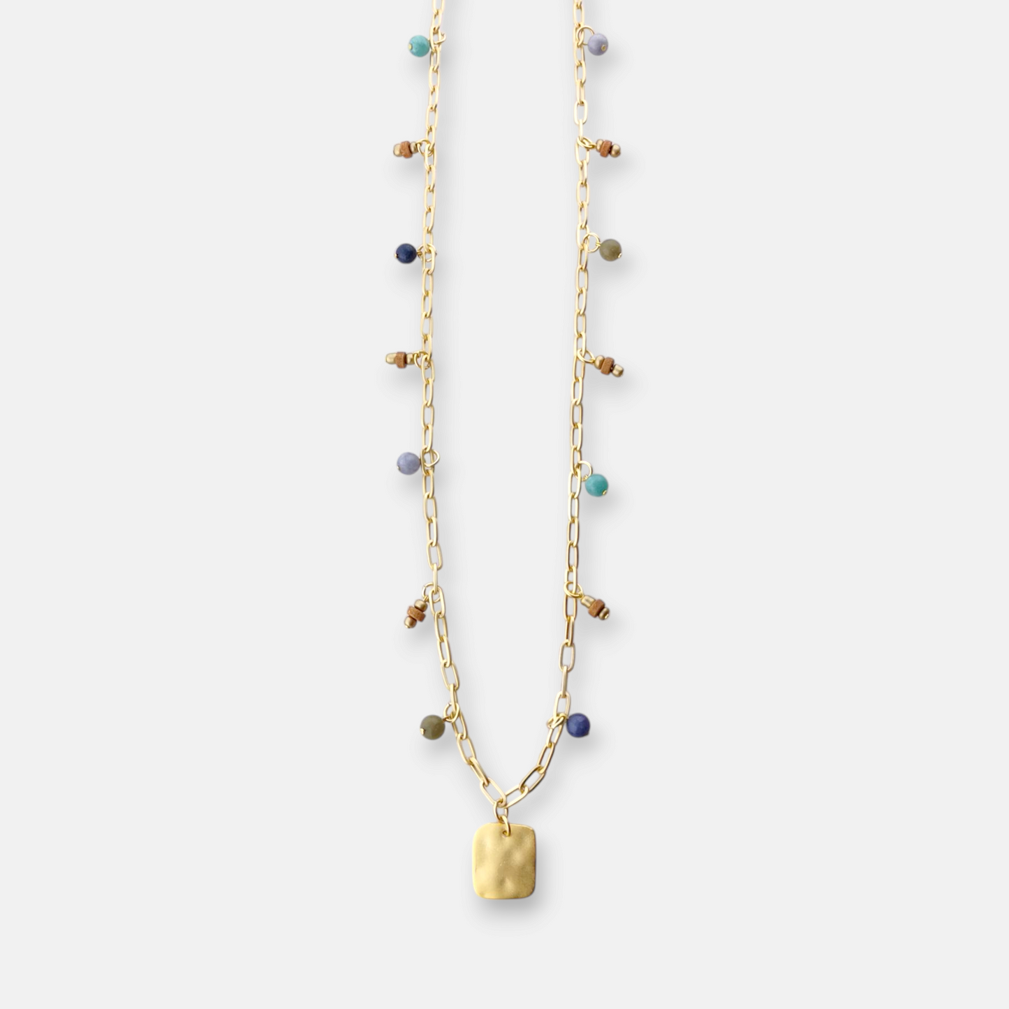 Collar Marais Largo con Piedras