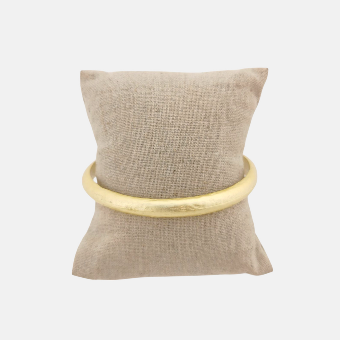 Pulsera esclava Basic en dorado Mate