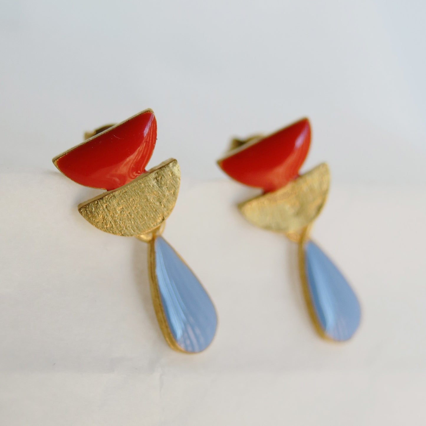 Aros Rojo y Gota Azul Somni