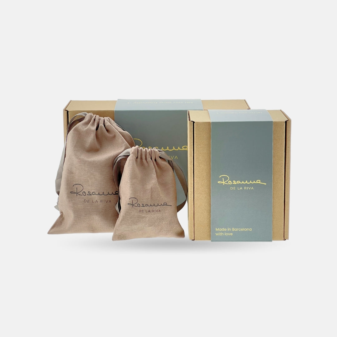 Anillo Dita en Plata Mate con Cristales