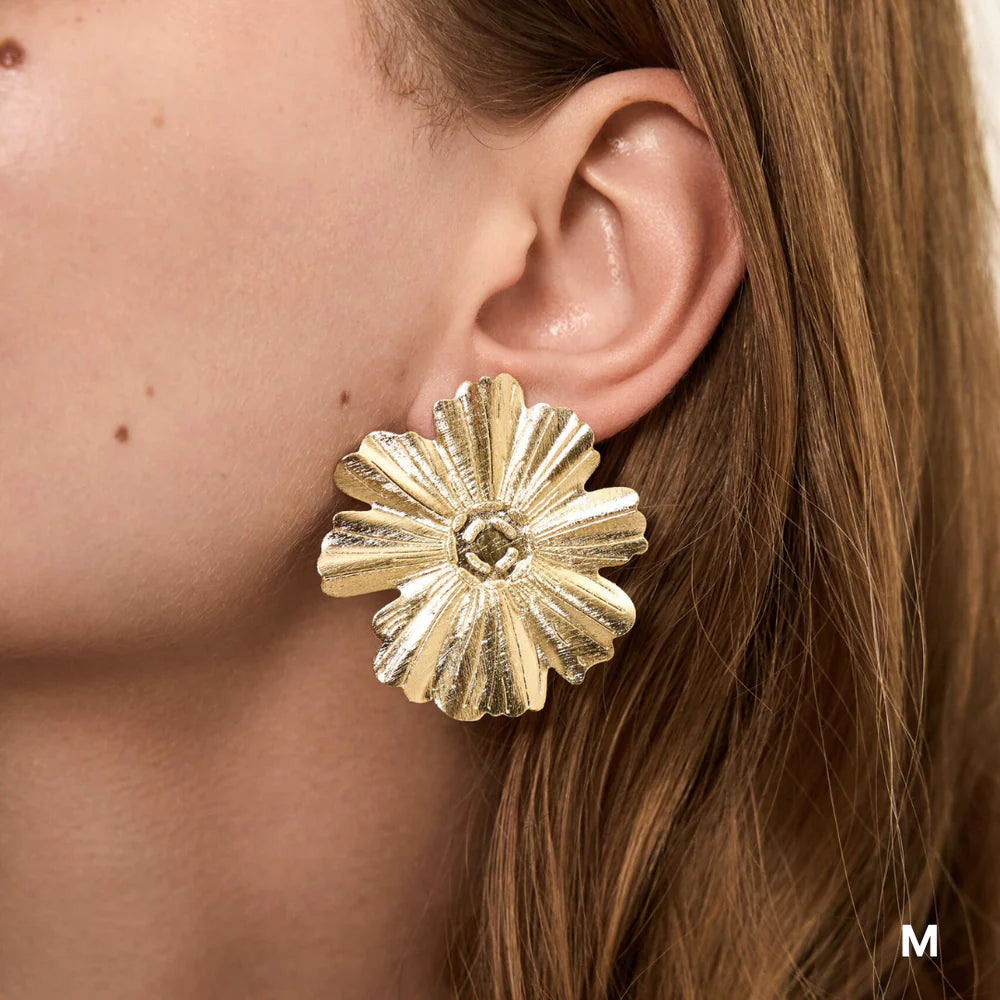 Aros Sunflower (M) Dorados