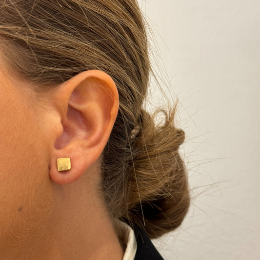 Aros Dita Pequeños en Dorado Mate