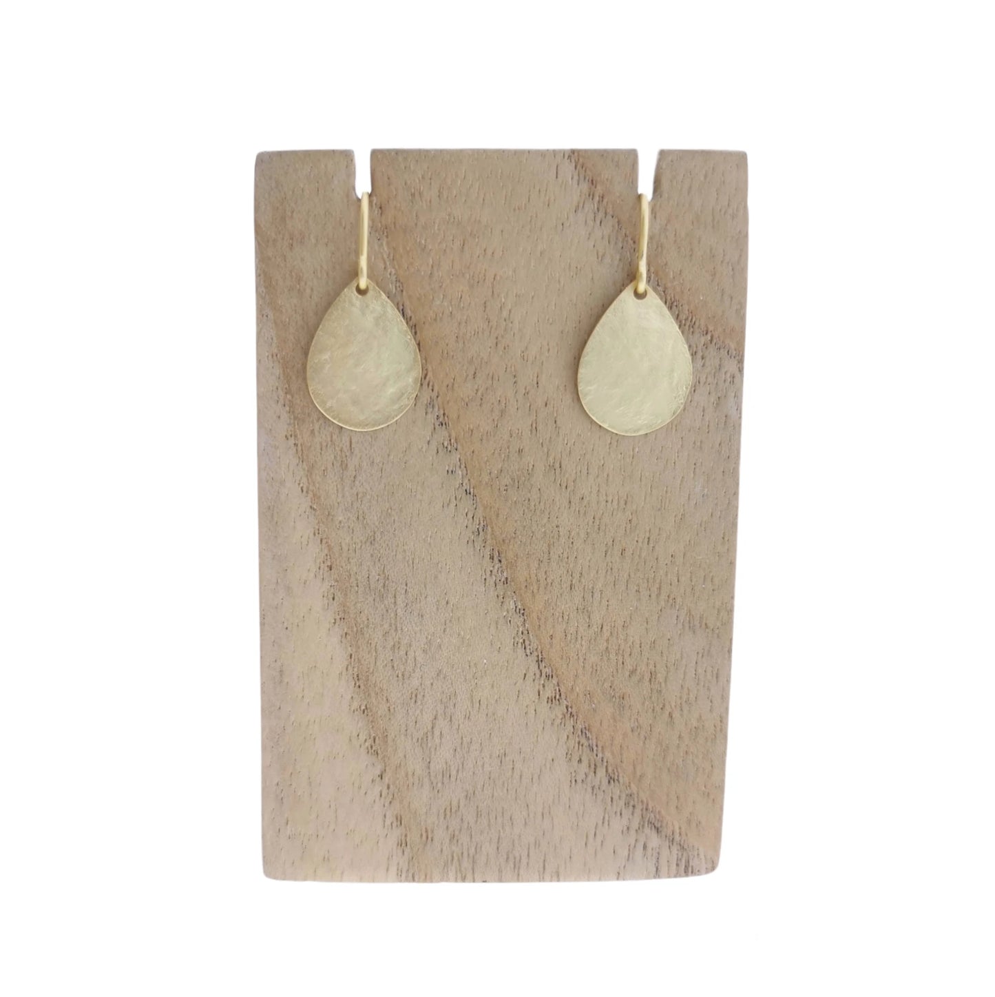 Aros Aire Colgante Corto en Oro Mate