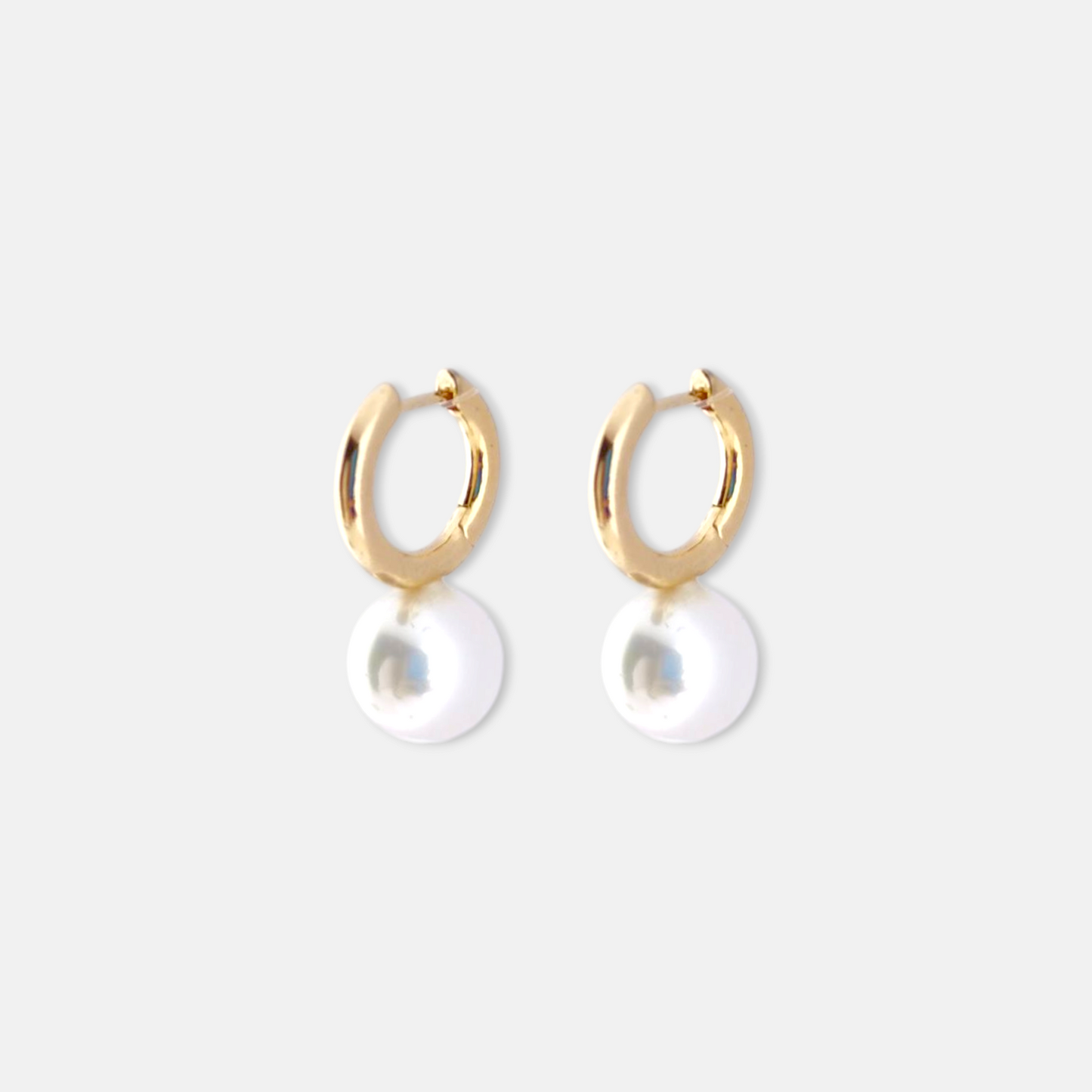 Aros Ceremony en Dorado Brillante con Perla