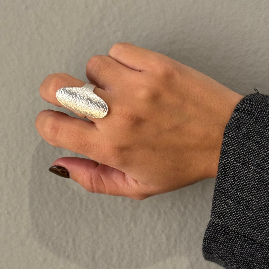 Anillo Capri Diseño en Plata Brillante