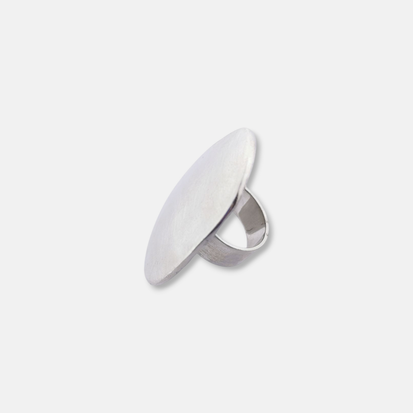 Anillo Dita Irregular Chapado Platino