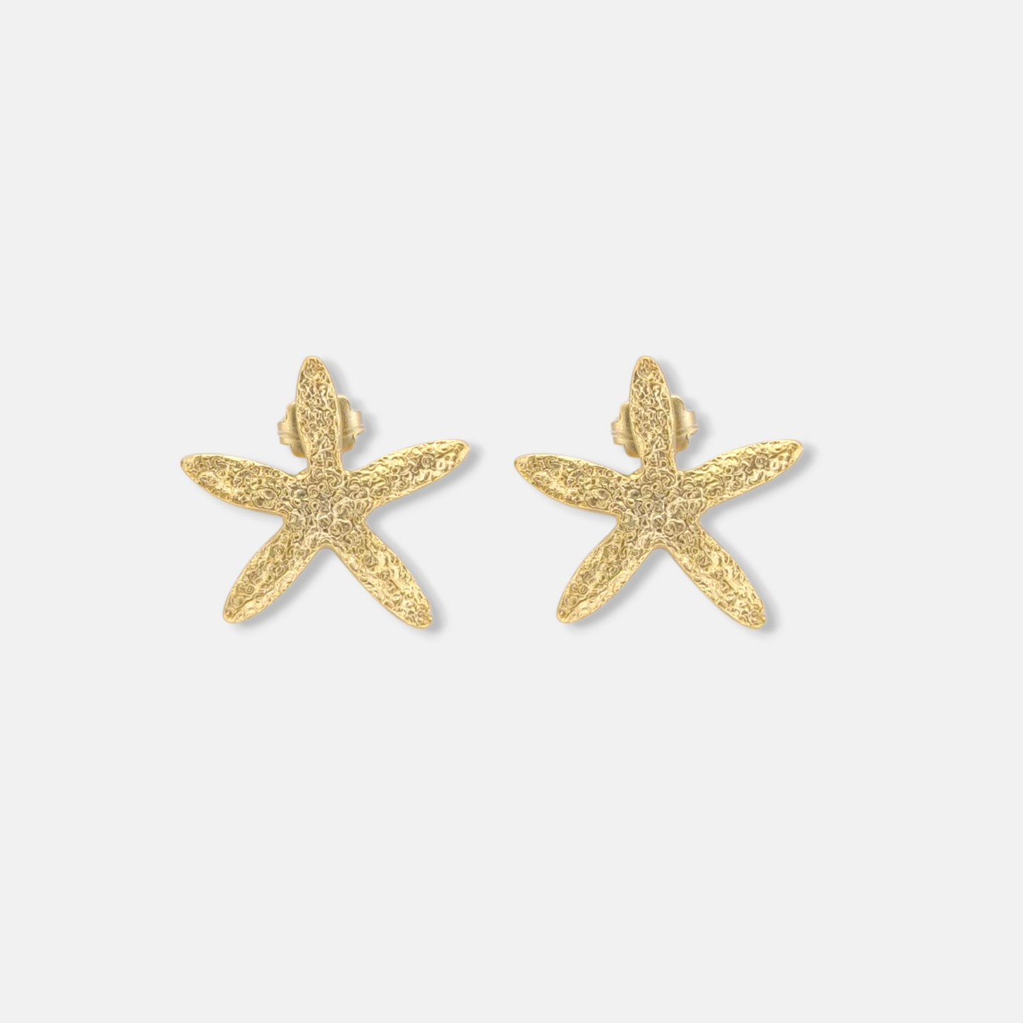 Aros Mediterránea de Estrella en Dorado Mate