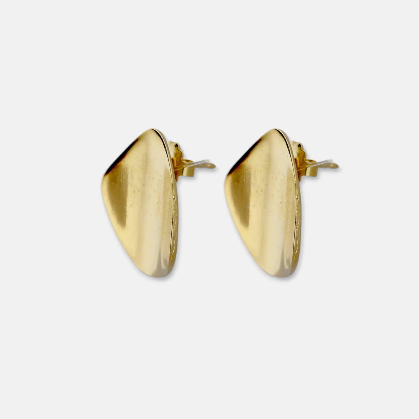 Aros Capri Irregular en Dorado Brillante