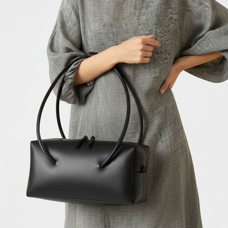 Cartera Carla Cuero Siena Nero