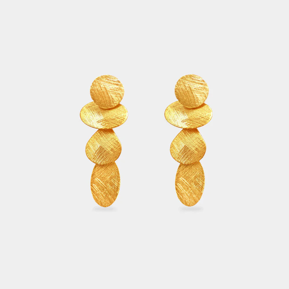 Aros Saturn Dorados