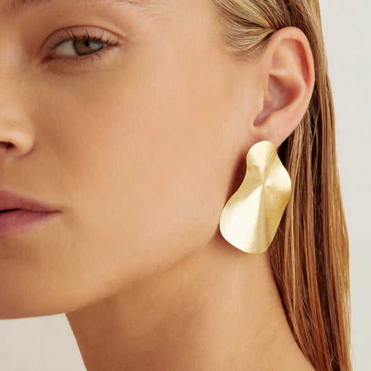 Aros Maxi Lily Dorados