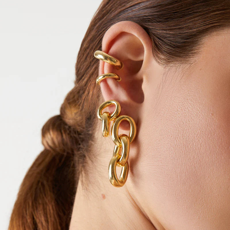Aros Maxi Oval Dorado
