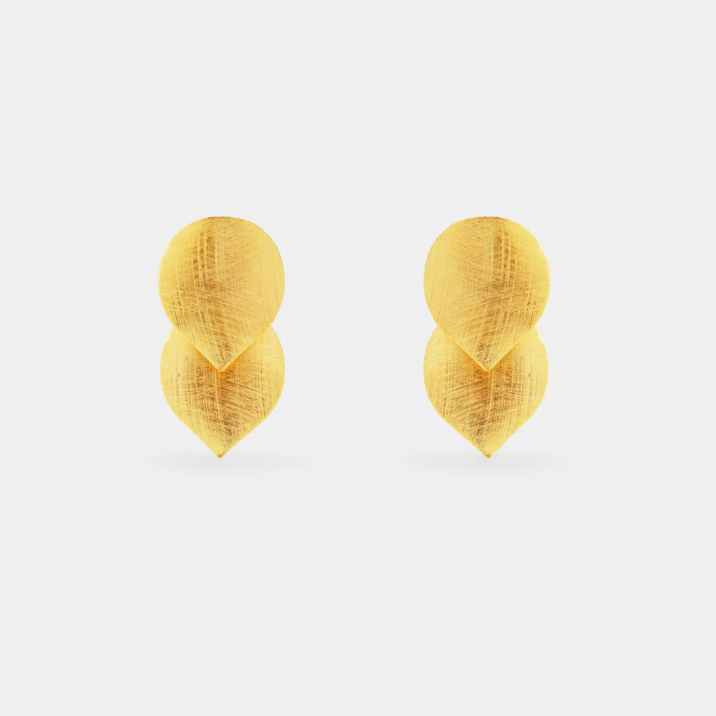 Aros Two Petals II Dorados