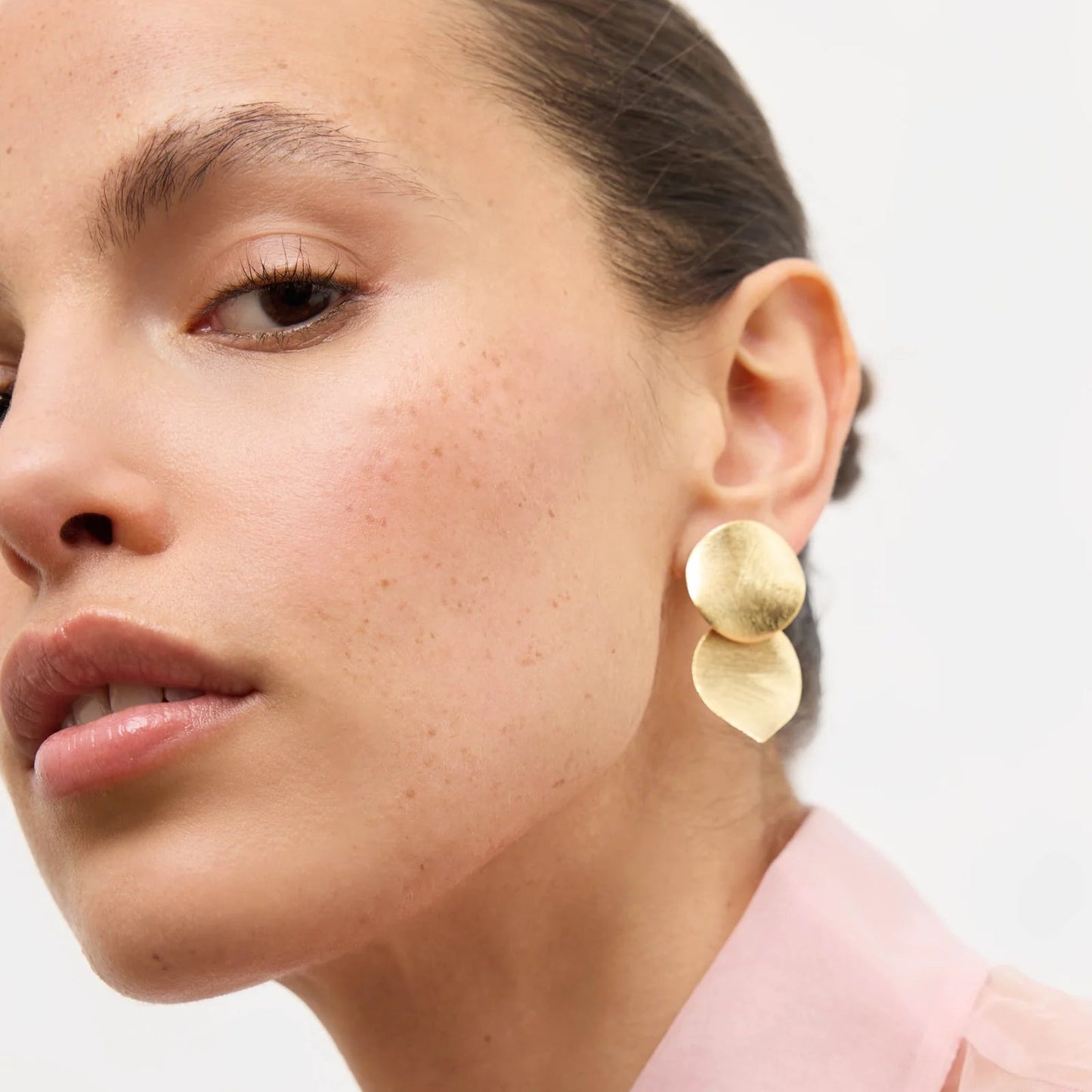 Aros Sun & Petal Dorados