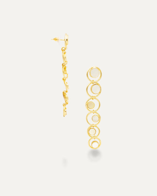 Aros Dorados Dinesh Madre Perla