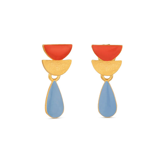 Aros Rojo y Gota Azul Somni