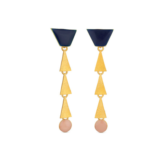 Aros Largos Rosa y Azul Somni