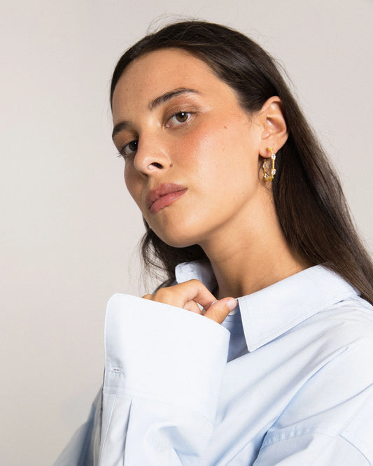 Aros Dorados Pia Piedra Luna