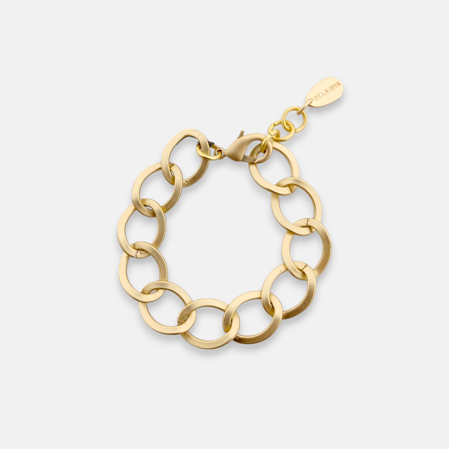 Pulsera Roma Cadena en Dorado Mate