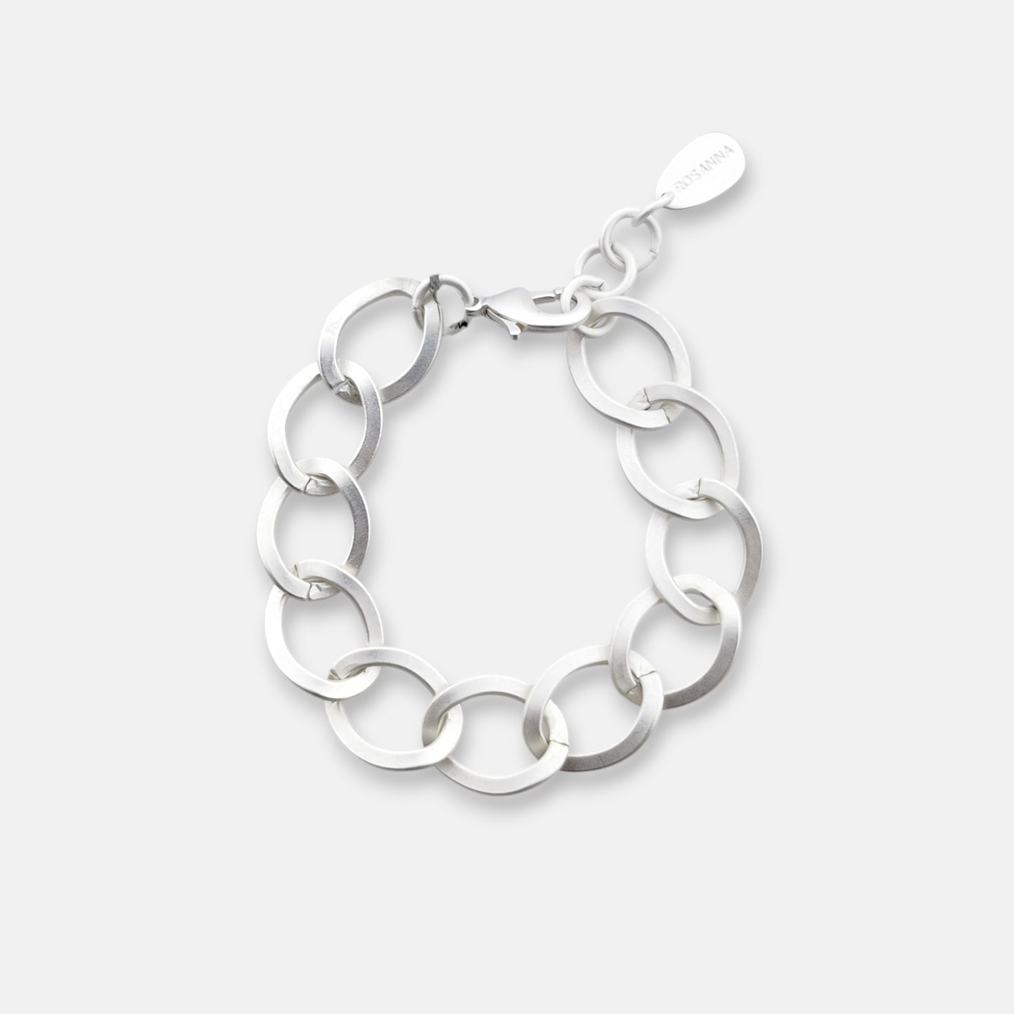 Pulsera Roma Cadena en Plata Mate