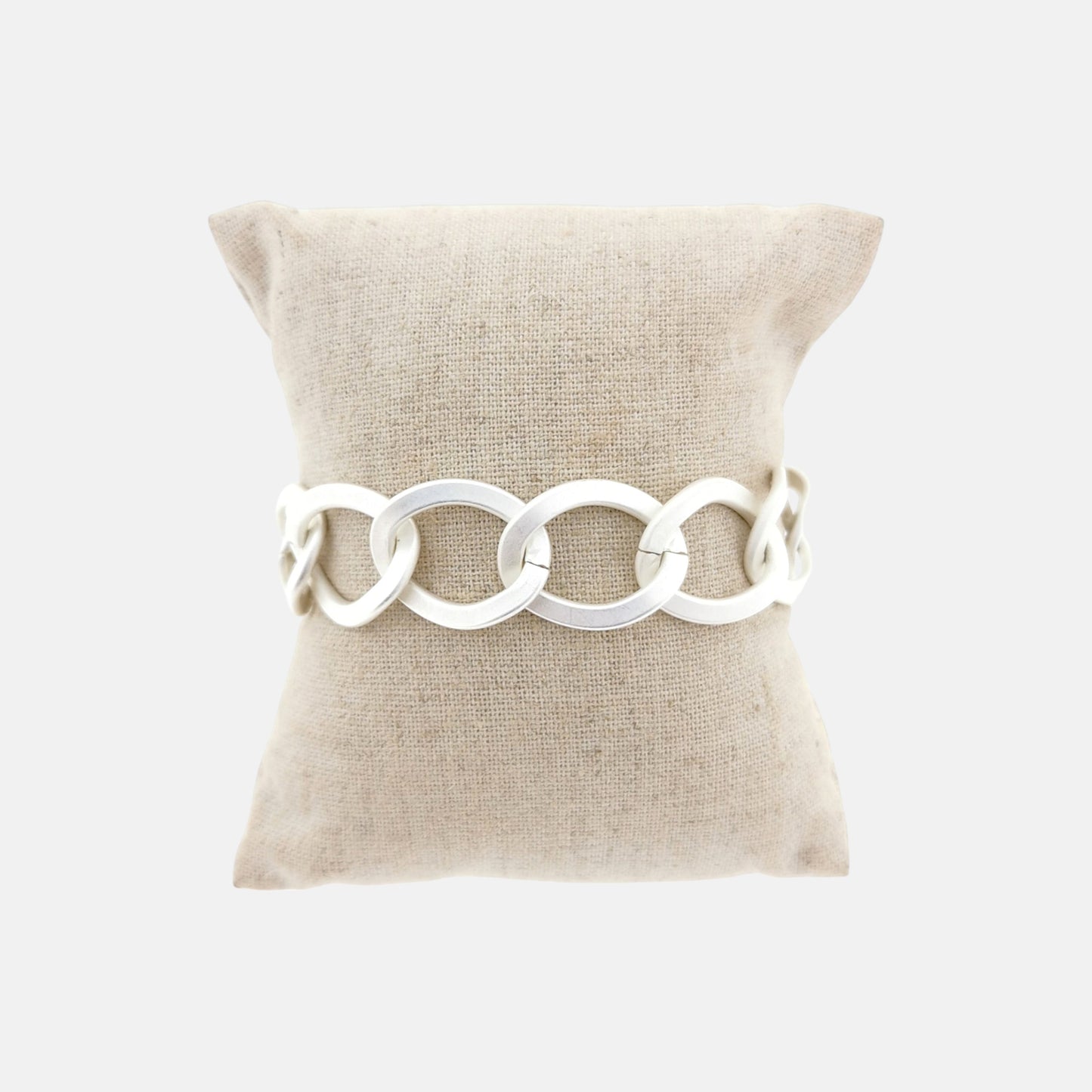 Pulsera Roma Cadena en Plata Mate