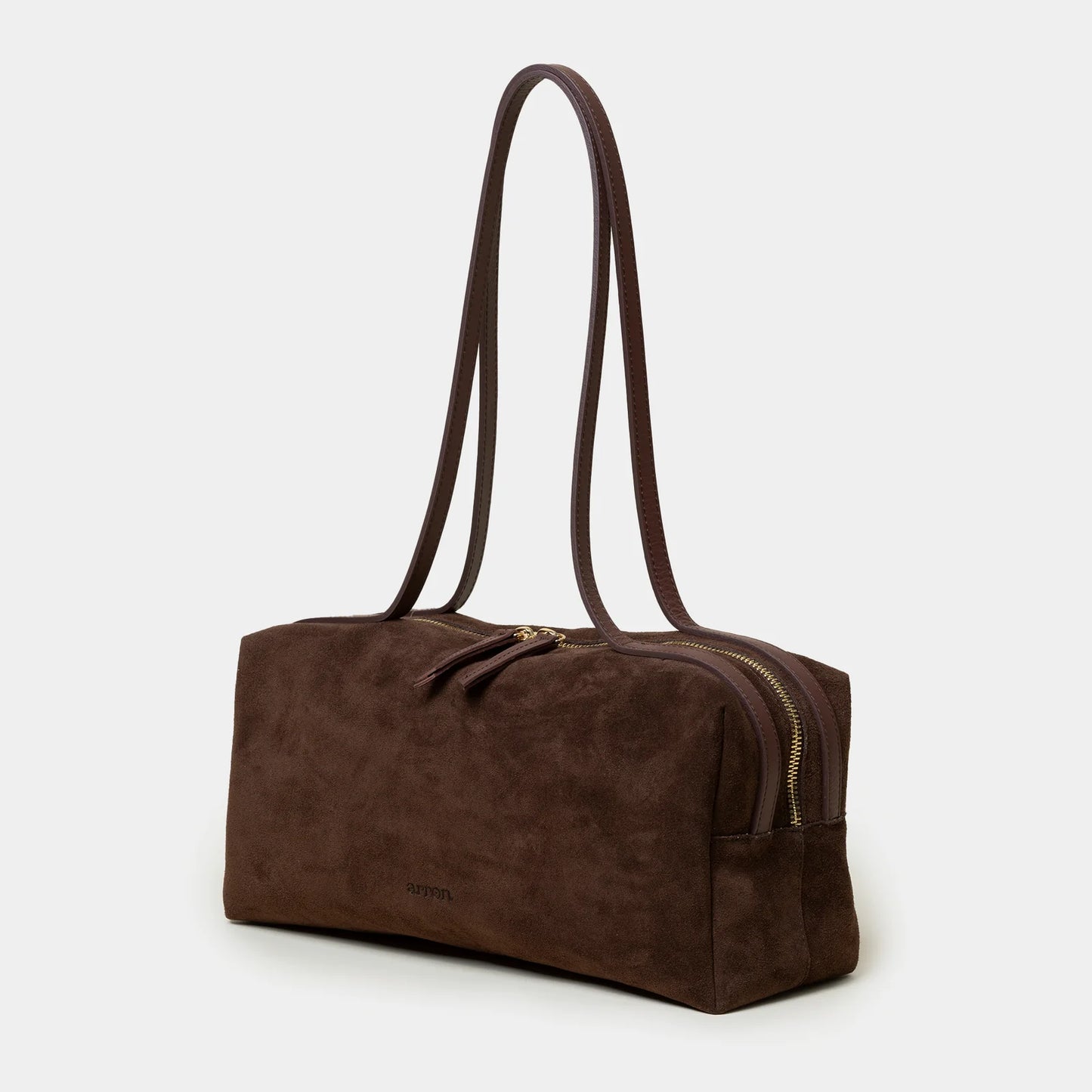 Cartera Carla Gamuza Café